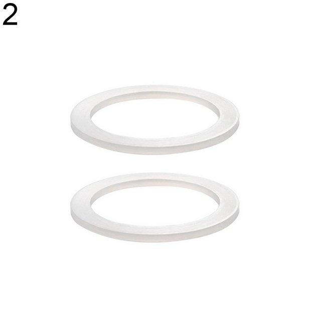 Lubelski 2Pcs Silicone Sealing Ring Spacer Coffee Accessories Replacement for Moka Pot