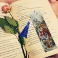 thumbnail image 3 of Marqueur de Livre en Cuir Diamant Spécial 5D avec Pompon pour Broderie Artisanale DIY, 3 of 8