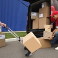 thumbnail image 2 of HOMCOM Folding Hand Truck Portable Luggage Handcart Silver, 2 of 10