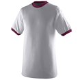 thumbnail image 2 of T-Shirt à Col Contrastant TG Athlétique Chiné/bordeaux, 2 of 2