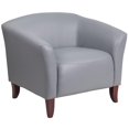 thumbnail image 1 of Chaise en cuir gris de la série HERCULES Imperial, 1 of 9