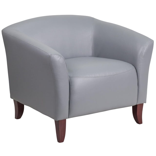 Chaise en cuir gris de la série HERCULES Imperial