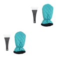thumbnail image 3 of relayinert 2pcs Ganté Racleur de Glace Sûr sur les Pare-Brise ABS Durable Assure la Longévité Vert 2Set, 3 of 6