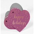 thumbnail image 3 of Inkdotpot 50 Pack Real Rose Gold Foil Paper Tag Happy Holiday Favor Hang Tag, 3 of 6