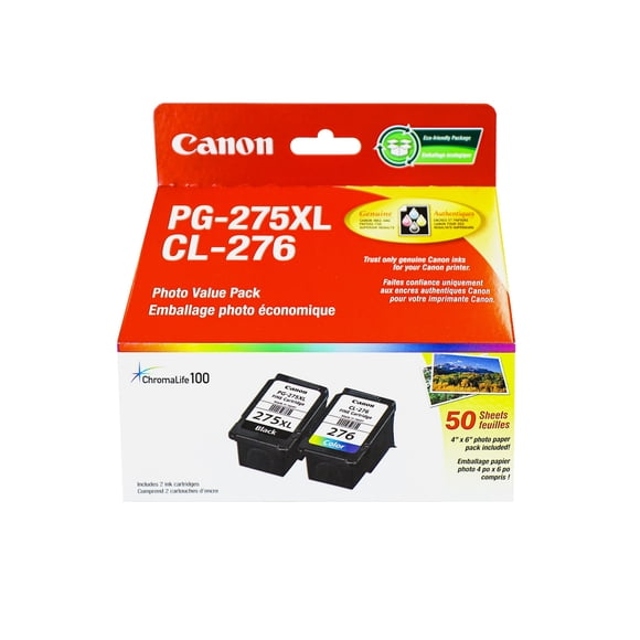 PG-275XL/CL-276 with paper