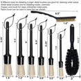 thumbnail image 2 of 8-Pack Car Detail Wash Care Brush Tool Set for Cleaning Car Engine Wheels Tires -, 2 of 4
