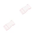 thumbnail image 3 of relayinert 10pcs/set Easy To Buckle Strap With Multi-Color Clasp Belt Buckles High Compatibility ABS Release Buckle Hook Buckle white 2Set, 3 of 6