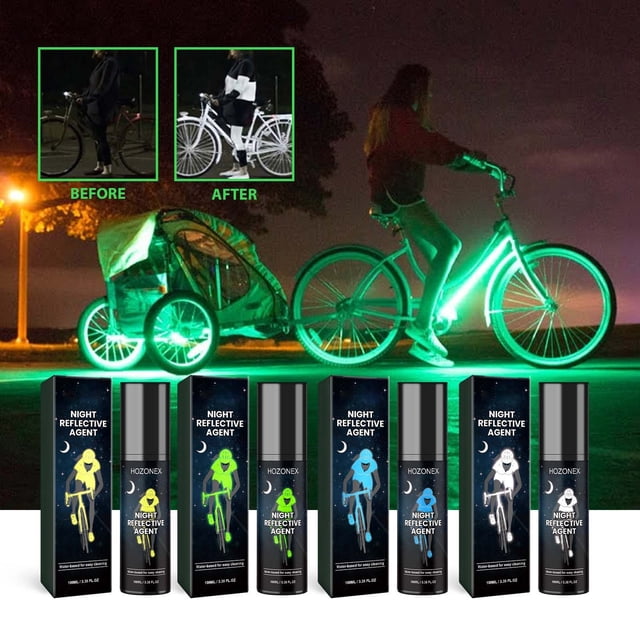 Vaidha Clear Glow in the Dark Spray Paint, Clear Glow in the Dark Spray Paint, Glow Spray Paint, Night Reflective Agent, Glow in the Dark Spray Paint Outdoor, Night Reflective Spray Paint 100ml