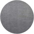 thumbnail image 1 of Ahgly Company Tapis Rond Industriel Moderne Gris Lavable en Machine, 8 Pieds Rond, 1 of 7
