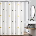 thumbnail image 3 of Shower Curtain, HEVIRGO Multipurpose Shower Curtain Liner Easy Installation Shower Curtain Set Waterproof Shower Curtains Suitable for Living Room Office Home, 3 of 7