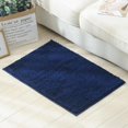 thumbnail image 2 of Chenille Bathroom Rug Mat  16”x24”  Extra Soft and Absorbent Shaggy Rugs  Machine Washable  Quick Dry Bath Mat  Plush Carpet for Tub  Shower and Bath Room Floor Mats  Navy Blue, 2 of 7