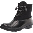 thumbnail image 1 of Sperry STS86713-9 Womens Saltwater Snow Boot, Black Sparkle - Size 9, 1 of 1