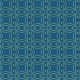 thumbnail image 1 of Ahgly Company Tapis d'Intérieur Lavable à la Machine, Carré, Transitionnel, Bleu Bleuet, Tapis de Zone, 5 Pieds Carré, 1 of 7