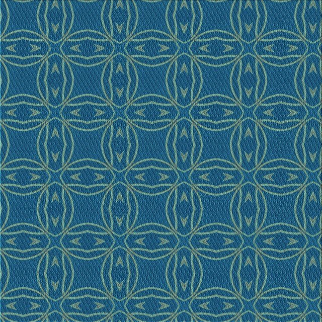Ahgly Company Tapis d'Intérieur Lavable à la Machine, Carré, Transitionnel, Bleu Bleuet, Tapis de Zone, 5 Pieds Carré