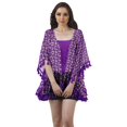 thumbnail image 1 of Moomaya Boléro Ouvert Imprimé Manches Kimono Imprimé Couverture de Plage pour Femmes, 1 of 5