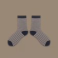 thumbnail image 1 of Womens To Keep Warm Sock Stripe Lightweight Cotton Athletic Socks, 1 of 4