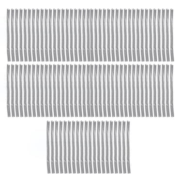 100pcs Spiral Binding Coil 4:1 Pitch 115 Sheet Capacity Single Wire Binding Spines 48 Teeth 14.3mm Diameter