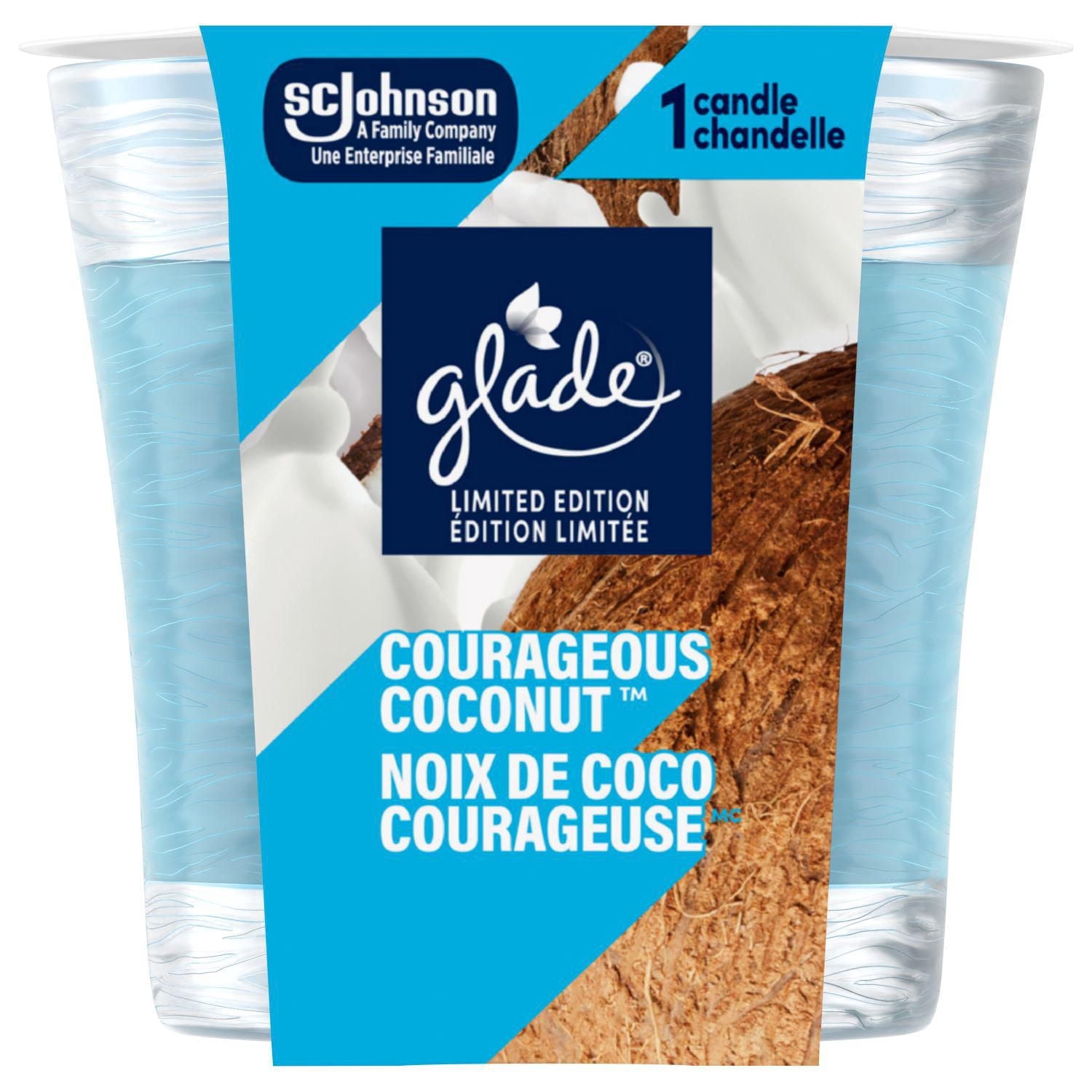 Glade Chandelle parfumée, Courageous Coconut™