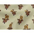 thumbnail image 4 of oneOone Viscose Jersey Fabric Leaves & Floral Block Print Fabric BTY 60 Inch Wide, 4 of 5