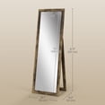thumbnail image 3 of HOMCOM 58"x 20" Full Length Mirror, Floor Standing Mirror, Dressing Mirror, 3 of 10