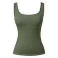 thumbnail image 5 of Women's Sleeveless Layering Tank Top for Everyday Wear Casual Summer Basic Stretch Fit Inner Layering, 5 of 5