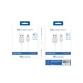 thumbnail image 4 of Blu Element Câble Tressé de Charge/Sync Lightning vers USB-A 4ft Blanc, 4 of 5