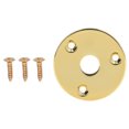 thumbnail image 2 of Guitar Jack Socket Plate, Guitar Round Metal Jack Plate Cover Guitar Jack Socket Plate For Bass With Mounting Screws, 2 of 8