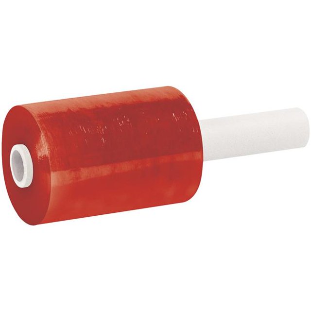 Box Partners TNBEC305RED 5 Po x 1000 Pi Calibre 80 Noyau Étendu Film de Groupement, Rouge