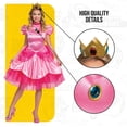 thumbnail image 3 of Women's Super Mario Deluxe Princess Peach Costume, 3 of 5
