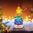 thumbnail image 4 of WLOELOEW Color A Macaron Twist Stick Christmas Tree Diy Kit Polyester Material 20 Cm High 7.9 Inches Colorful And Easy To Make A, 4 of 6