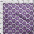 thumbnail image 3 of oneOone Polyester Spandex Medium Purple Fabric Asian Block Sewing Craft Projects Fabric Prints By Yard 56 Inch Wide, 3 of 4
