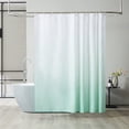 thumbnail image 4 of Clearance! Gradient Digital Printed Shower Curtain Bathroom Curtain Polyester Thickened Bath Cover Bathroom Curtain Gradient Color Shower Curtain Daily Deals Sale Items Today #37, 4 of 7