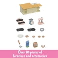 thumbnail image 3 of Calico Critters Kitchen Island, Dollhouse Furniture and Accessories with "Working" Features, 3 of 8