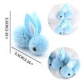 thumbnail image 3 of Ensemble de 5 Pcs de Mini Poupées Lapin en Peluche de Pâques - Décorations et Cadeaux, 3 of 5