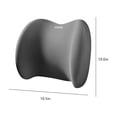 thumbnail image 3 of RXIRUCGD Lumbar Pillows Lumbar Support Pillows For Office Chair Ergonomic Memory Foam Back Pillows For Car Back Support For Office Chair Car Bed, 3 of 8