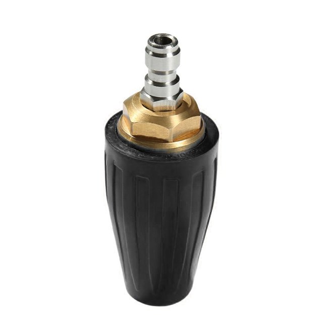 Pressure Washer Tips Turbo Nozzle 4000psi Max Rotating Pressure Washer Nozzle with 14'' Quick Connect for Remove Ads Bark Rust