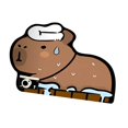 thumbnail image 4 of Siruishop Capybara Bath Rug Anti Slip Bath Mat Bath Tub Floor Carpet Corner Shower Mat A, 4 of 8