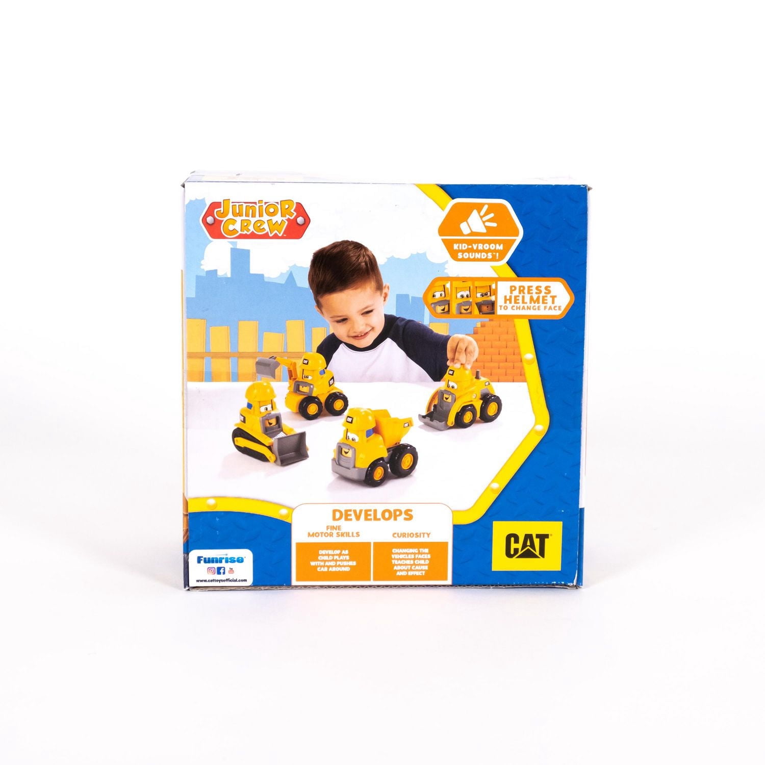 Cat® Les p'tits amis du chantier Construction Pals Junior Crew Excavatrice,Catipillar Excavator