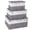 Grey, variant on MEHOOM Decorative Storage Baskets, Natural Paper Rope Wicker Baskets with Lid & Liner, Baskets and Bins for Bedroom, Living Room, Kitchen, Table, Home Decor (3 Pack)