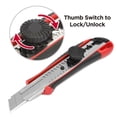 thumbnail image 4 of Swiss Tech 18mm couteau utilitaire Snap-Off, lame en acier SK5, 4 of 6
