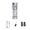thumbnail image 1 of Outdoor Rack Display for Garden Pole Courtyard Flagpole Stand Metal Construction 30x45cm Functional Accessories, 1 of 6