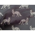 thumbnail image 4 of oneOone Cotton Poplin Fabric Fox Block Printed Fabric 1 Yard 56 Inch Wide, 4 of 4