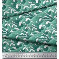 thumbnail image 4 of Soimoi Rayon Fabric Waves Shirting Print Fabric by Yard 42 Inch Wide, 4 of 5
