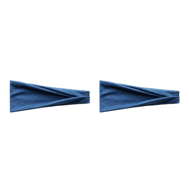 maskred Elastic Hair Bands For High Elasticity And Sweat Absorption 26Navy Blue 1 2Set