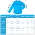 thumbnail image 3 of BIG ELEPHANT 3 Pack Kids Rash Guard Swim Shirt UPF 63+ Long Sleeve Rashguard Swimwear Surf Tops Sun Protection for Boys Girls, 3 of 5