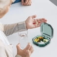 thumbnail image 1 of SuoKom Pills Organizer Airtight Pills Box Pills Dispenser Home Travel Supplement Holder Portable Compact Pills Box, 1 of 7