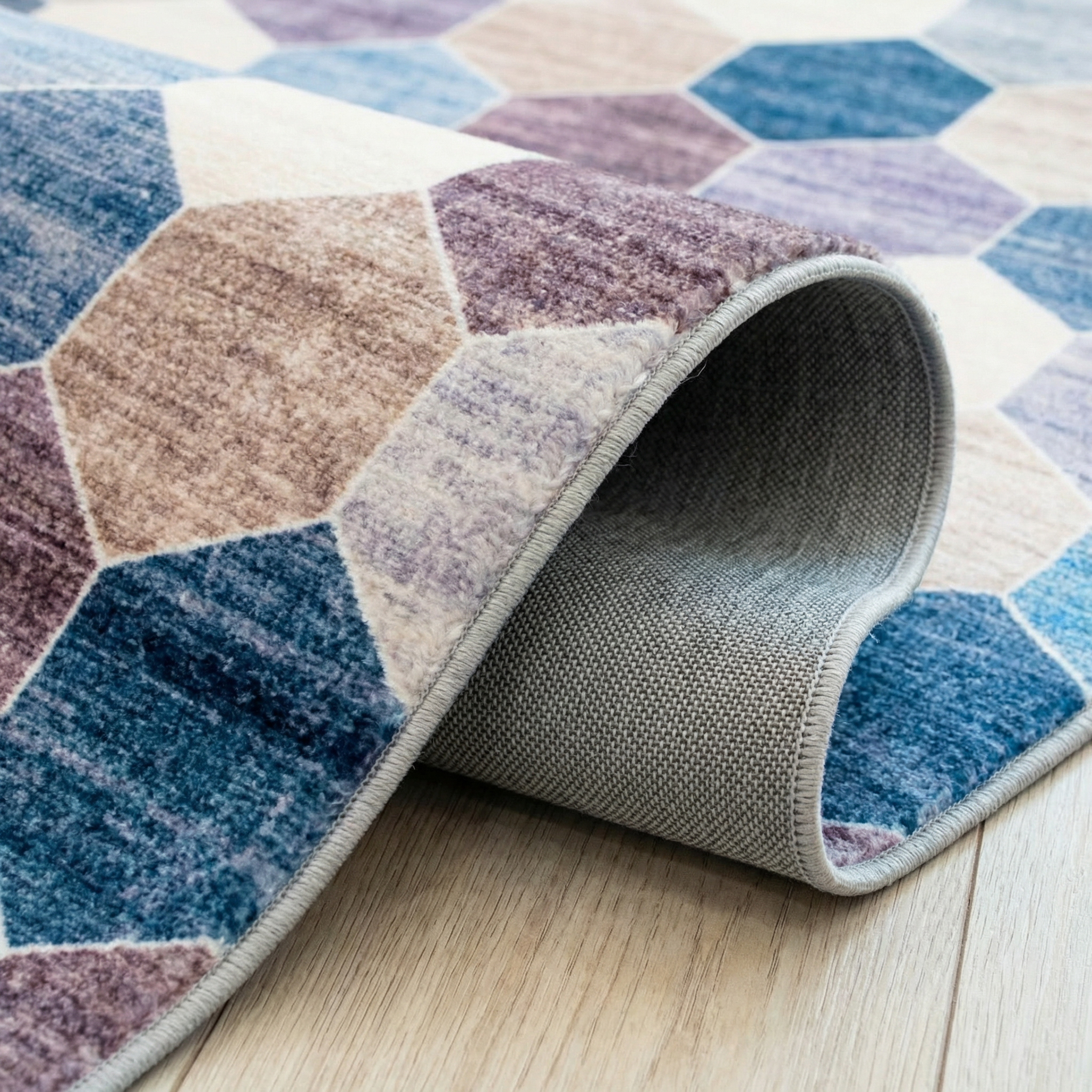 Tapis d'intérieur géométrique à carreaux Rug Branch