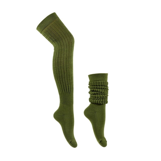 Women's Lengthening Thick Socks Colorful Over The Knee Pile Socks
