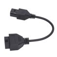 thumbnail image 2 of OBD2 Scanner Cable, 6 Pin OBD2 Diagnostic Adaptor Reliable Universal High Accuracy  For Motorcycle, 2 of 8
