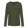 thumbnail image 3 of Womens Long Sleeve V Neck T Shirts 2025 Casual Basic Ribbed Knit Tops Lightweight Stretch Pullover Sweater Shirts, 3 of 5